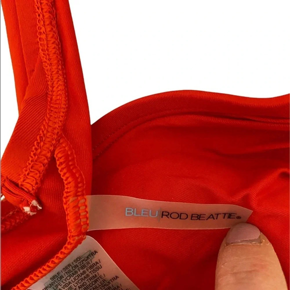 NWOT Bleu Rod Beattie Gold Rush One Piece Swimsuit Sz 12 - Picture 8 of 8